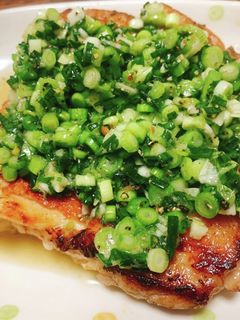 ネギ塩ダレのチキンステーキ-レシピのメイン写真