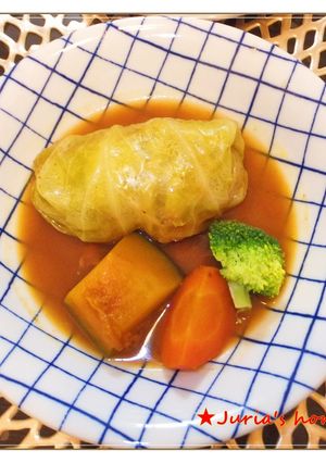 豚小間でロールキャベツ☆出汁カレー仕立て-レシピのメイン写真