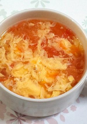 【簡単】トマトと卵のスープ-レシピのメイン写真