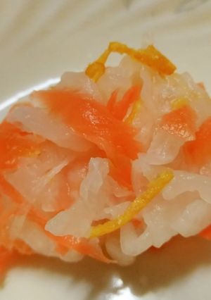 みかんの香り香るヘルシー大根酢物❤-レシピのメイン写真