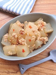 大根と鶏むねミンチでヘルシー麻婆大根-レシピのメイン写真