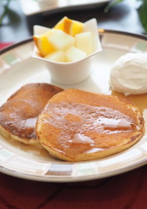 最高レシピ決定版☆ふんわりパンケーキ　-レシピのメイン写真