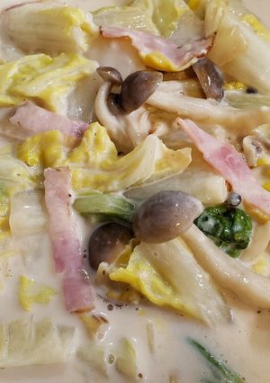 ルーミックで簡単！白菜のクリーム煮-レシピのメイン写真