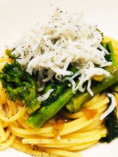 菜の花としらすの和風パスタ☆-レシピのメイン写真