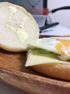 目玉焼きバーガー-レシピのメイン写真