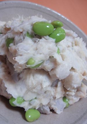 簡単でうまい枝豆と里ポテトサラダ☆-レシピのメイン写真