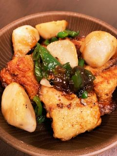 揚げサバと里芋の餡掛け炒め-レシピのメイン写真