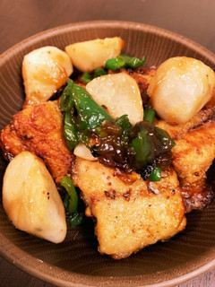 揚げサバと里芋の餡掛け炒め-レシピのメイン写真