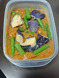 カレーお弁当(冷凍野菜トッピング)-レシピのメイン写真