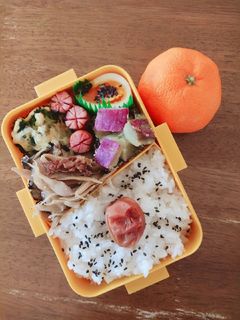 ゴボウのすき焼き風弁当♪-レシピのメイン写真