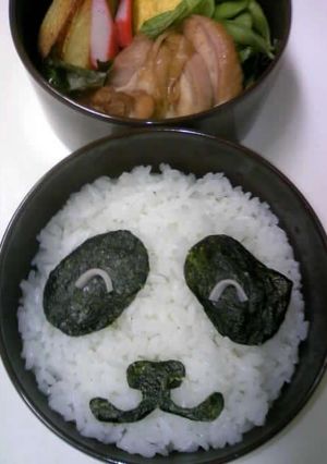 キャラ弁(ﾟｰﾟ*)？寝坊弁当～！-レシピのメイン写真