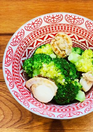 ホタテとブロッコリーのにんにくバター炒め-レシピのメイン写真