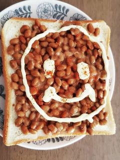 ピリ辛♪ ☆納豆チーズトースト☆-レシピのメイン写真