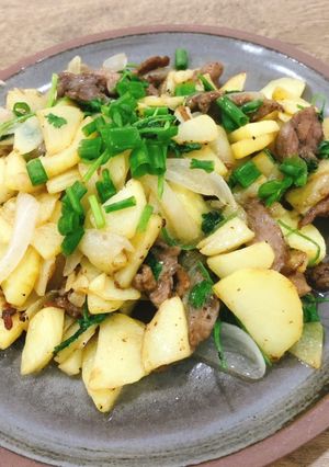 ベトナム料理牛肉とじゃがいも炒め-レシピのメイン写真