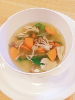 レンジで野菜スープ-レシピのメイン写真