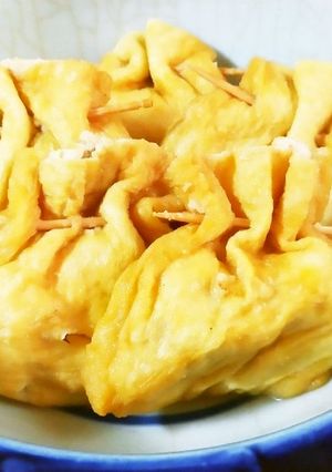 生おからde巾着☆おから煮～どんぶらこw-レシピのメイン写真