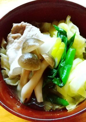 塩ぽん酢で簡単さっぱりレモン鍋風-レシピのメイン写真