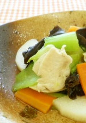【バランス】長芋とチンゲン菜の炒め物-レシピのメイン写真