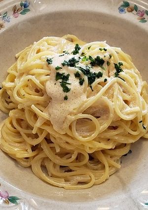クリーム明太スパゲティ-レシピのメイン写真