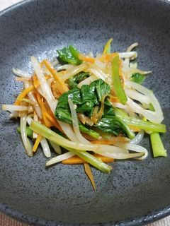 もやしと小松菜のお浸し-レシピのメイン写真