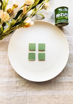 ワサビのタブレットチョコ-レシピのメイン写真
