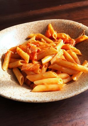 冷蔵庫の余り物で♪ トマトソース　ペンネ-レシピのメイン写真