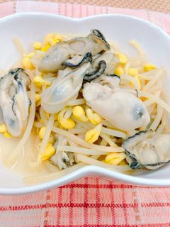 レンジで簡単 牡蠣ともやしのナムル-レシピのメイン写真