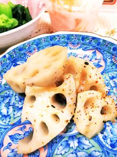 レンジでレンコン煮-レシピのメイン写真