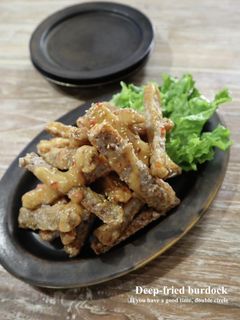 ごぼうの唐揚げ☆スイートチリマヨソース-レシピのメイン写真