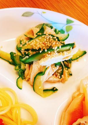 サラダチキンのきゅうり和え-レシピのメイン写真
