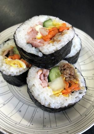 韓国風海苔巻き『キムパプ』で開運!-レシピのメイン写真