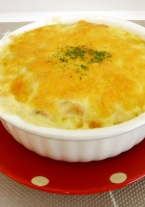 ほうれん草の豆乳グラタン-レシピのメイン写真