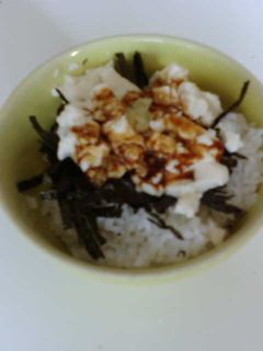 簡単!早い!うまい!豆腐わさび丼-レシピのメイン写真