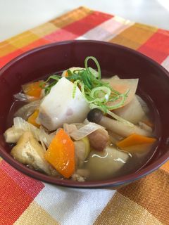 おからですいとん汁-レシピのメイン写真
