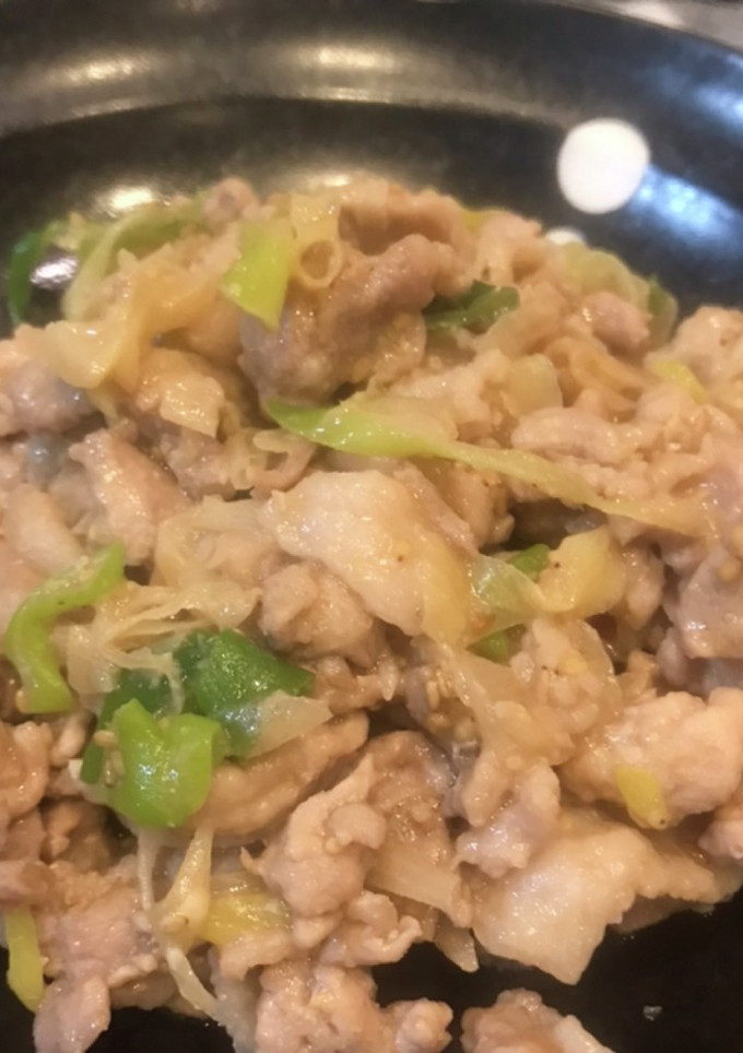 ご飯がすすむ　豚こまのネギ肉味噌炒め-レシピのメイン写真