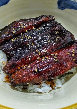 から揚げ粉でイワシの蒲焼き丼◎簡単です-レシピのメイン写真