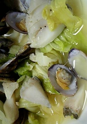 簡単 魚介とキャベツの中華風蒸し-レシピのメイン写真