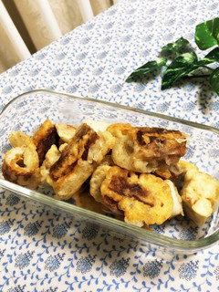 茅乃舎だしで☆ちくわの香味揚げ-レシピのメイン写真