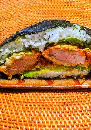 ヒレカツのおにぎらす-レシピのメイン写真