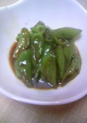 ししとうのビールDE炒め煮♪-レシピのメイン写真
