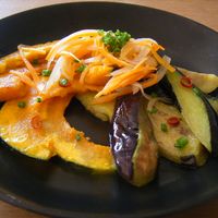 かぼちゃとなす いくらでもいけちゃう♡無限茄子『茄子と南瓜の洋風南蛮