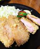 ブロックハムで！チーズインハムカツ