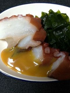 たことわかめのからし酢味噌-レシピのメイン写真