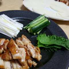 รูปของ 【簡単】北京ダック風鶏の照焼き【減塩】