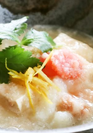 おうちでお鍋！あったかふわとろ明太豆腐鍋-レシピのメイン写真