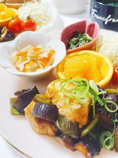 ナスと鶏ももの甘酢炒め-レシピのメイン写真