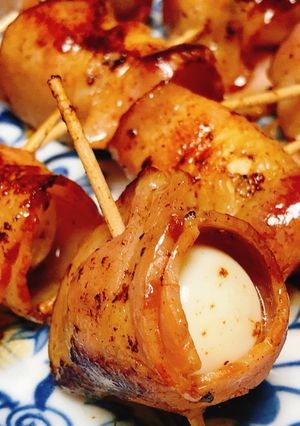 簡単おつまみ！うずらベーコン焼き-レシピのメイン写真