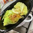 お酢風味の自家製ドレッシングと温野菜