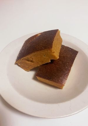 5分できなこのしっとりケーキ【低糖質】-レシピのメイン写真