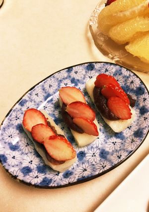超簡単　オープン苺大福-レシピのメイン写真